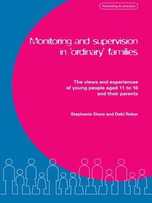 cover image of Monitoring and Supervision in 'Ordinary' Families